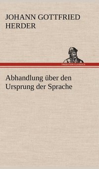 bokomslag Abhandlung Uber Den Ursprung Der Sprache