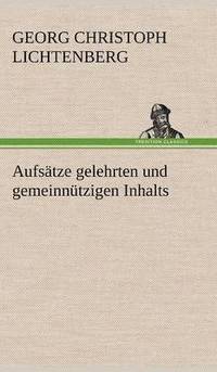 bokomslag Aufsatze Gelehrten Und Gemeinnutzigen Inhalts