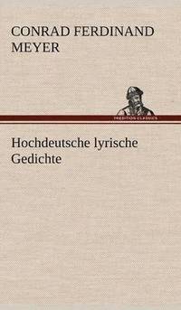 bokomslag Hochdeutsche Lyrische Gedichte