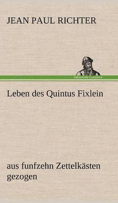 Leben Des Quintus Fixlein 1