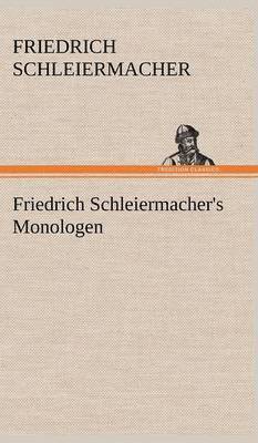 bokomslag Friedrich Schleiermacher's Monologen