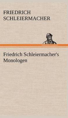 Friedrich Schleiermacher's Monologen 1