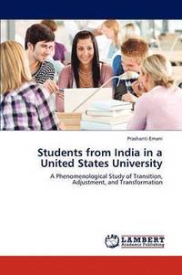 bokomslag Students from India in a United States University