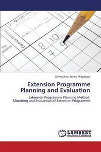 bokomslag Extension Programme Planning and Evaluation