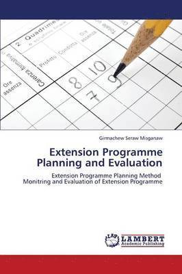 Extension Programme Planning and Evaluation 1