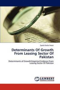 bokomslag Determinants Of Growth From Leasing Sector Of Pakistan