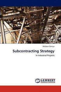 bokomslag Subcontracting Strategy