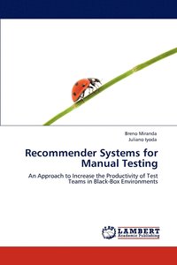 bokomslag Recommender Systems for Manual Testing