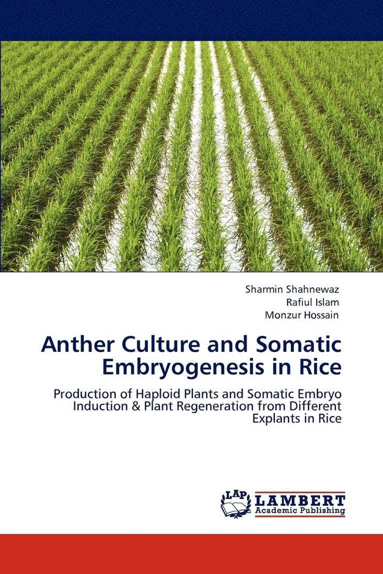 Anther Culture and Somatic Embryogenesis in Rice 1