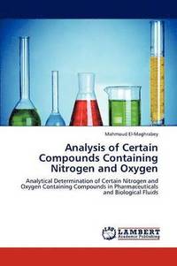 bokomslag Analysis of Certain Compounds Containing Nitrogen and Oxygen
