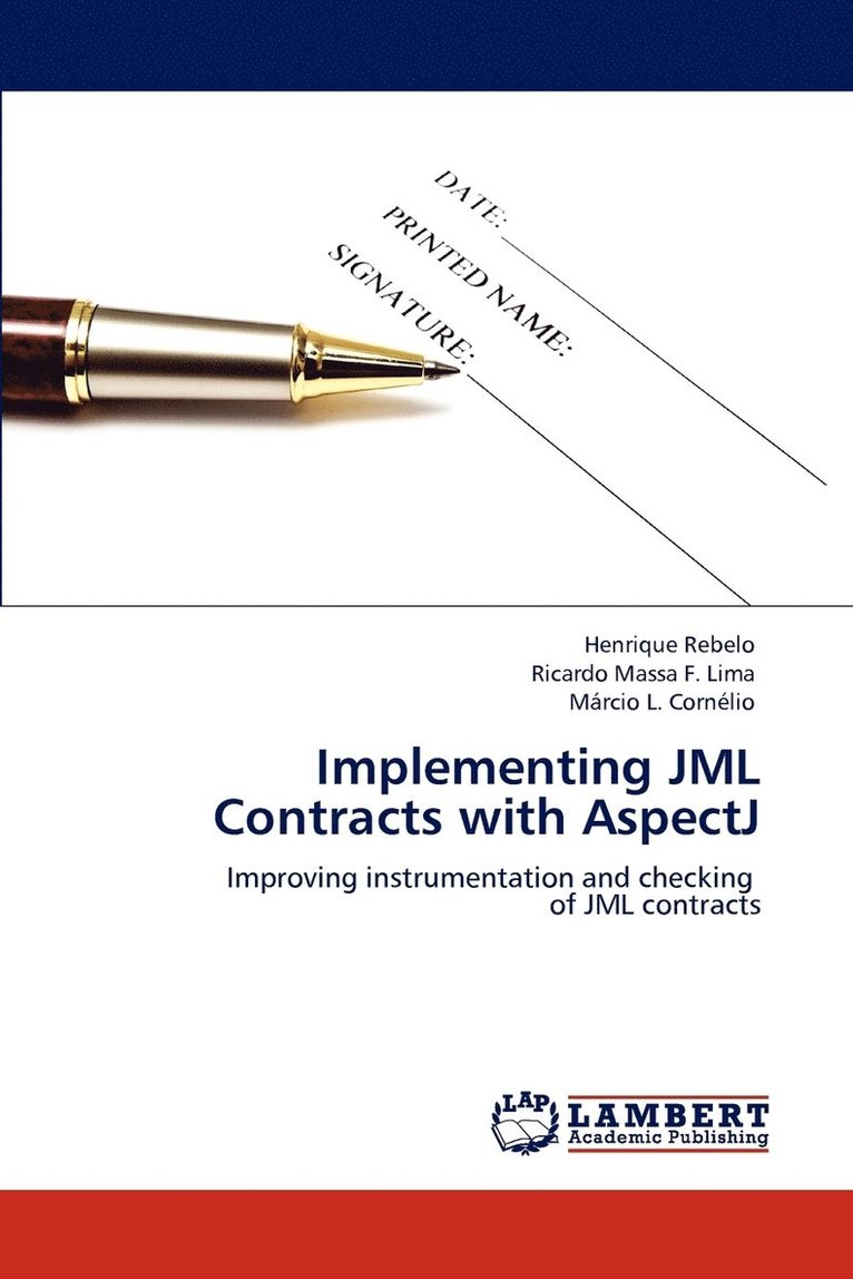 Implementing Jml Contracts with Aspectj 1
