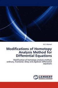 bokomslag Modifications of Homotopy Analysis Method for Differential Equations