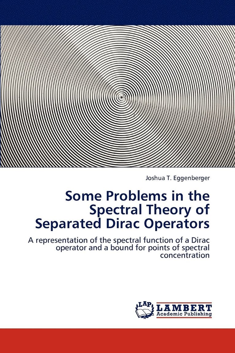 Some Problems in the Spectral Theory of Separated Dirac Operators 1