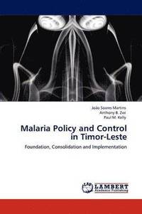 bokomslag Malaria Policy and Control in Timor-Leste