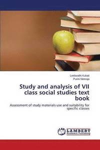 bokomslag Study and Analysis of VII Class Social Studies Text Book