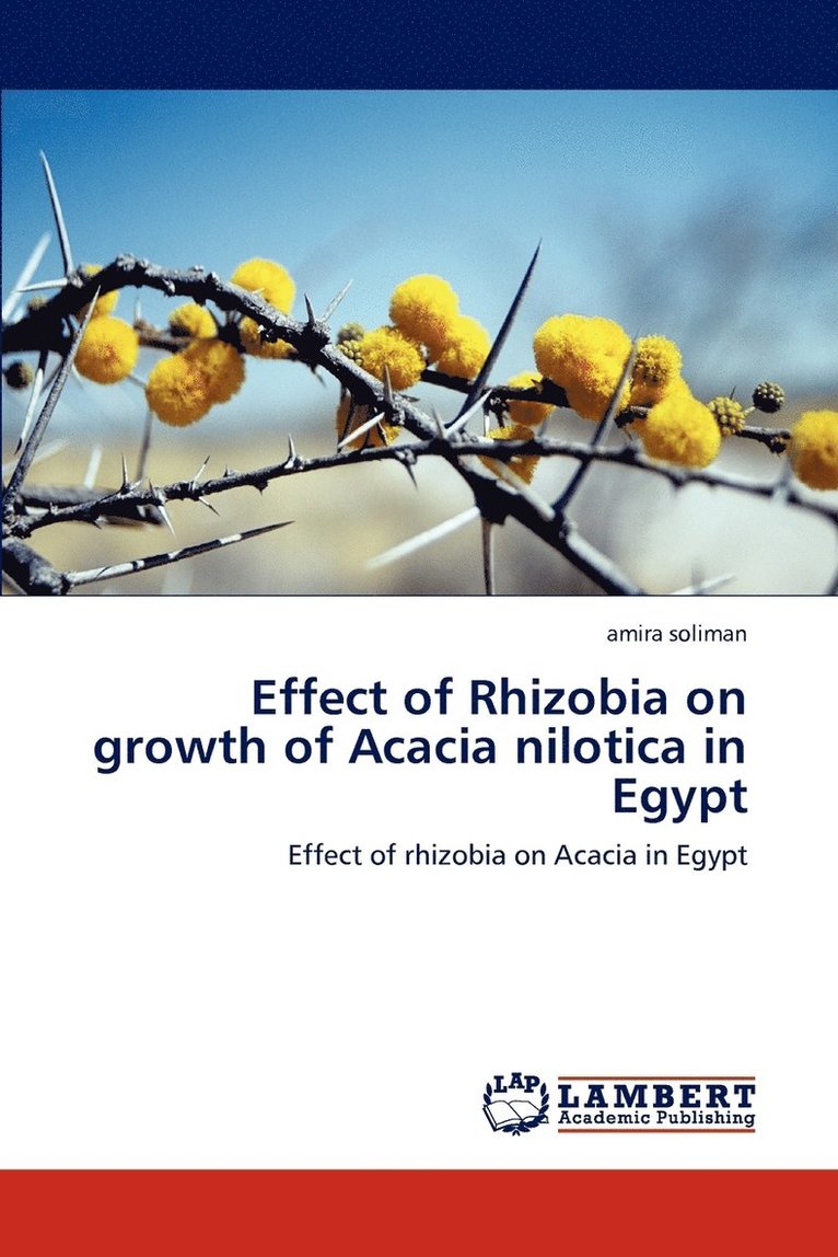 Effect of Rhizobia on Growth of Acacia Nilotica in Egypt 1