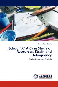 bokomslag School &quot;X&quot; a Case Study of Resources, Strain and Delinquency