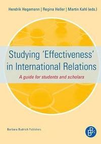 bokomslag Studying 'Effectiveness' in International Relations