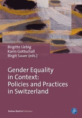 Brigitte Liebig, Karin Gottschall, Birgit Sauer - Gender Equality in Context, Häftad