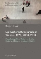 bokomslag Die Aschermittwochsrede im Wandel: 1978, 2003, 2018