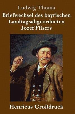 bokomslag Briefwechsel des bayrischen Landtagsabgeordneten Jozef Filsers (Großdruck)