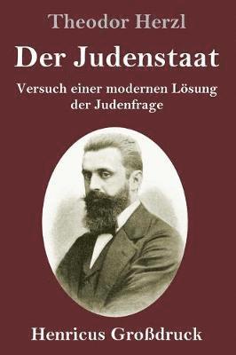 Theodor Herzl - Judenstaat (Großdruck), Inbunden