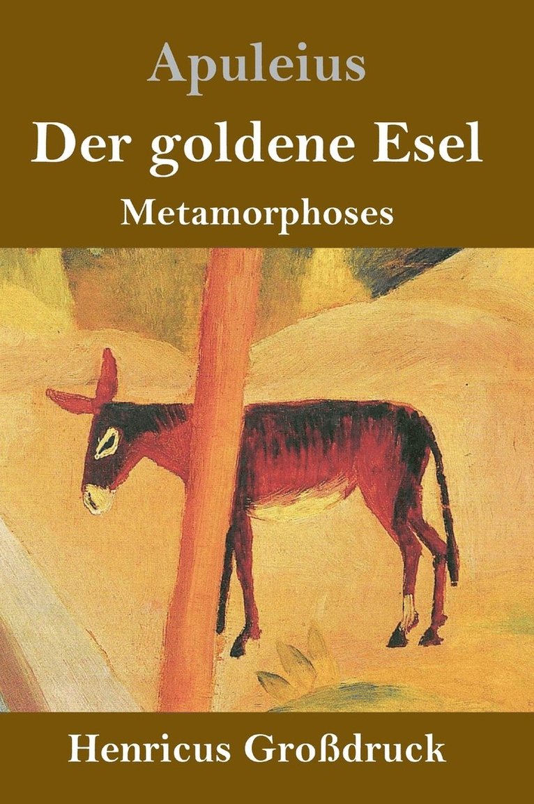 Apuleius - goldene Esel (Großdruck), Inbunden