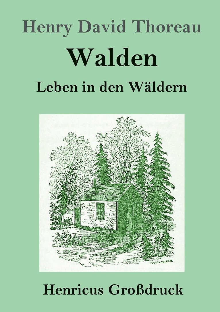 Henry David Thoreau - Walden (Großdruck), Häftad