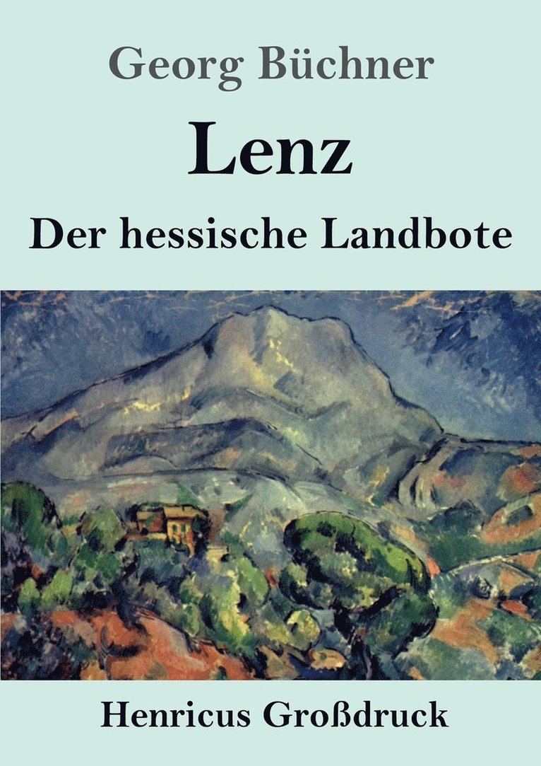 Lenz / Der hessische Landbote (Grossdruck) 1