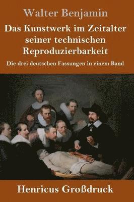 bokomslag Kunstwerk im Zeitalter seiner technischen Reproduzierbarkeit (Großdruck)