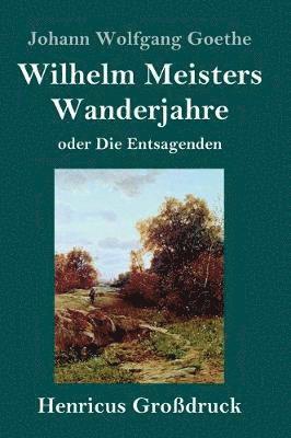 bokomslag Wilhelm Meisters Wanderjahre (Großdruck)