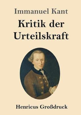 bokomslag Kritik der Urteilskraft (Großdruck)