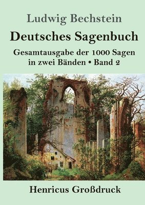 bokomslag Deutsches Sagenbuch (Großdruck)