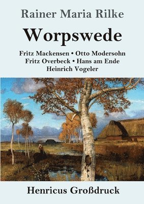 bokomslag Worpswede (Großdruck)