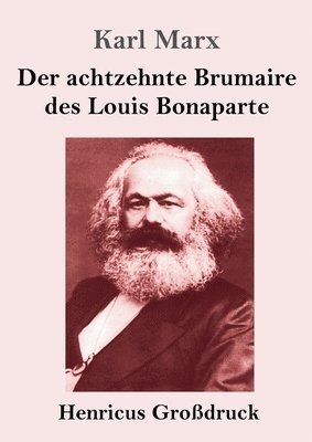 bokomslag achtzehnte Brumaire des Louis Bonaparte (Großdruck)