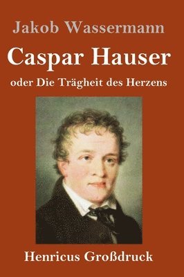 bokomslag Caspar Hauser oder Die Trägheit des Herzens (Großdruck)