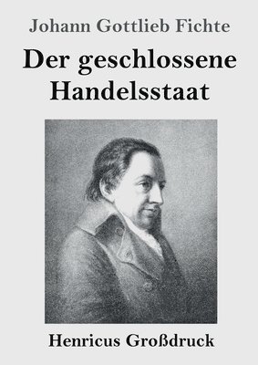 bokomslag geschlossene Handelsstaat (Großdruck)