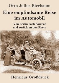 bokomslag Eine empfindsame Reise im Automobil (Großdruck)