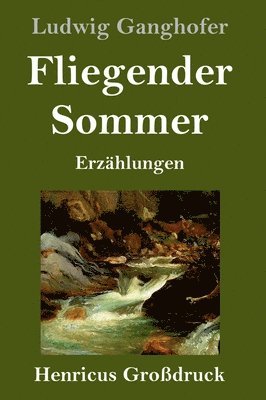 Ludwig Ganghofer - Fliegender Sommer (Großdruck), Inbunden