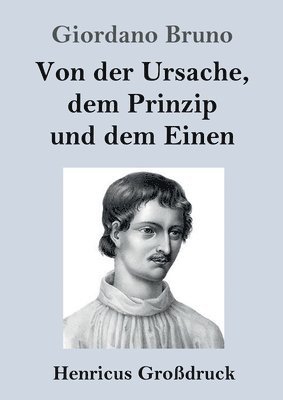 bokomslag Von der Ursache, dem Prinzip und dem Einen (Großdruck)