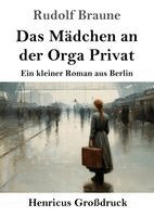 Mädchen an der Orga Privat (Großdruck)