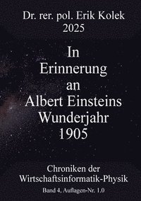 bokomslag In Erinnerung an Albert Einsteins Wunderjahr 1905