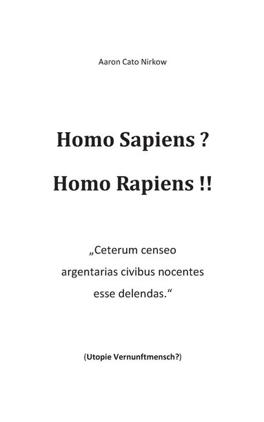 bokomslag Homo Sapiens? Homo Rapiens!!