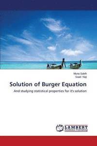 bokomslag Solution of Burger Equation