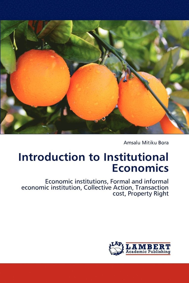 Introduction to Institutional Economics 1