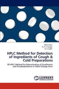 bokomslag HPLC Method for Detection of Ingredients of Cough & Cold Preparations
