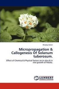 bokomslag Micropropagation & Callogenesis of Solanum Tuberosum.