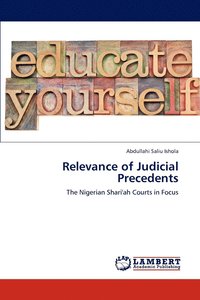 bokomslag Relevance of Judicial Precedents