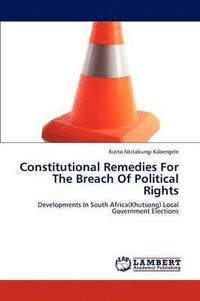 bokomslag Constitutional Remedies For The Breach Of Political Rights