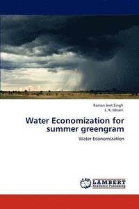 bokomslag Water Economization for summer greengram